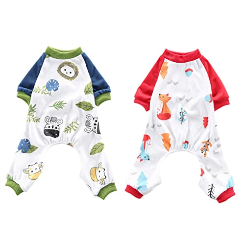 BESTonZON 2 Stück Heimkleidung für Haustiere Pyjama für Welpen Hundekostüme für große Hunde große hundekleidung Party hundeschlafanzüge hundepyjama Haustierbedarf Welpen-Pyjama Baumwolle BESTonZON 2 Stück Heimkleidung für Haustiere Pyjama für Welpen Hundekostüme für große Hunde große hundekleidung Party hundeschlafanzüge hundepyjama Haustierbedarf Welpen-Pyjama Baumwolle von BESTonZON