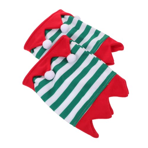 BESTonZON 2 Stück Horse Leg Wraps Atmungsaktive Gestreifte Schutzmanschetten für Vorderbeine Komfortable Steh-Boots Vielseitig als Pferdebeinschoner und Festliche Dekoration Geeignet von BESTonZON