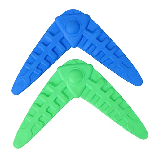 BESTonZON 2 Stück Hundespielzeuge Bissfeste Interaktive Trainingsscheiben für Hunde Farbenfroh Langlebig Kauen und Fördert Zahnpflege und Spaß Zufällige Farbe Zufällige Farbe von BESTonZON