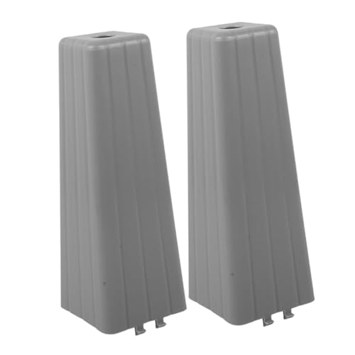 BESTonZON 2 Stück Hundetoilettenkatheter Haustier Zubehör Haustierbedarf hundefutter hundezubehör hundetraining Töpfchen-Trainingstablett Indoor-Welpen-Töpfchen Hundestation pp Light Grey von BESTonZON
