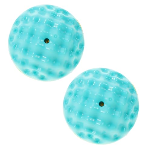 BESTonZON 2 Stück Interaktive Hundespielzeuge mit Kauspielzeug Teething Tennisbälle für Outdoor Aktivitäten Fördert die Zahngesundheit und Bewegung von BESTonZON