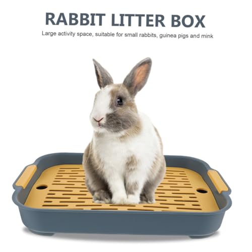 BESTonZON 2 Stück Kaninchen Toilette mit Kleines Haustier Wc aus Robustem Kunststoff Geruchsfreie Kleintierstreu Schale Platzsparend Leicht zu Reinigen Geeignet für Hamster Meerschweinchen BESTonZON 2 Stück Kaninchen Toilette mit Kleines Haustier Wc aus Robustem Kunststoff Geruchsfreie Kleintierstreu Schale Platzsparend Leicht zu Reinigen Geeignet für Hamster Meerschweinchen von BESTonZON