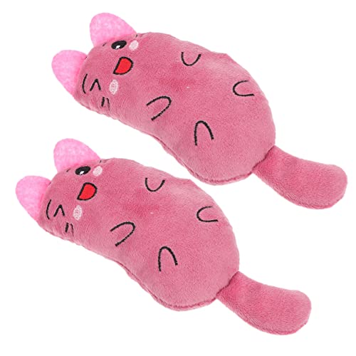 BESTonZON 2 Stück Katzen- und Mausspielzeug bite Kitten für Katzen zubehör cat Toys Katze kaut drinnen Plüsch-Haustier-Katzenminze- Plüsch-Haustier-Katzenspielzeug Rosa BESTonZON 2 Stück Katzen- und Mausspielzeug bite Kitten für Katzen zubehör cat Toys Katze kaut drinnen Plüsch-Haustier-Katzenminze- Plüsch-Haustier-Katzenspielzeug Rosa von BESTonZON