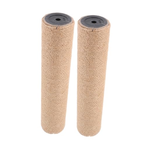 BESTonZON 2 Stück Katzenkratzbaum Ersatzsäulen DIY Sisal Kratzstangen für Katzen Hoch Stabile und Platzsparende Kratzsäulen für Innenräume Ersatzteile für Katzenmöbel BESTonZON 2 Stück Katzenkratzbaum Ersatzsäulen DIY Sisal Kratzstangen für Katzen Hoch Stabile und Platzsparende Kratzsäulen für Innenräume Ersatzteile für Katzenmöbel von BESTonZON