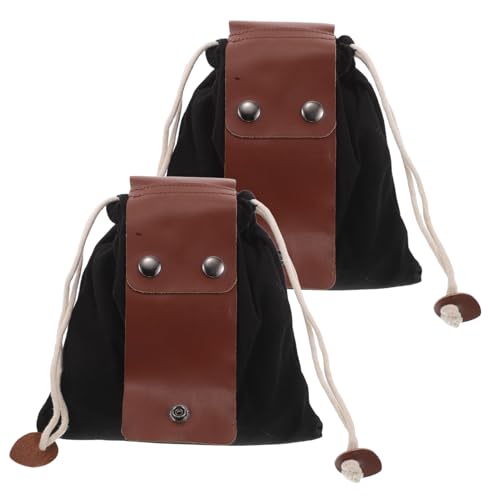 BESTonZON 2 Stück Obstpflückbeutel Futterbeutel Faltbare Canvas-Gürteltasche Futterkorbjagd Gürteltasche aus Segeltuch Camping-Futtertasche kleine Gürteltasche Black BESTonZON 2 Stück Obstpflückbeutel Futterbeutel Faltbare Canvas-Gürteltasche Futterkorbjagd Gürteltasche aus Segeltuch Camping-Futtertasche kleine Gürteltasche Black von BESTonZON