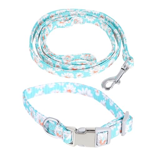 BESTonZON 2 Stück Pet Halsband Traktion Haustierbedarf Gehen für einziehbar Streifen Haustierzubehör hundescheren Set Hundehalsband verstellbar seilspanner Seilkragen ziehen Hundeleine Stoff von BESTonZON