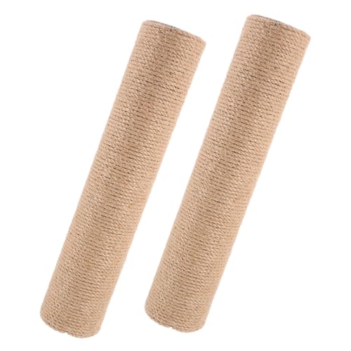 BESTonZON 2 Stück Sisal Kratzsäule für Katzen Ersatzteile für DIY Kratzbaum Kompakt und Platzsparend für Kleine Wohnungen Einfacher Austausch und von BESTonZON