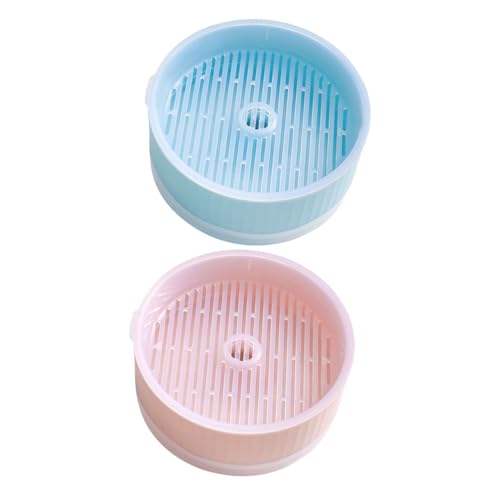 BESTonZON 2 Stück Soilless Cat Grass Planter Praktischer Hydroponischer Katzengras Anzuchtkasten aus Stabilem Kunststoff Doppellagiges Design Leicht und Langlebig für Zuhause und Einfache von BESTonZON