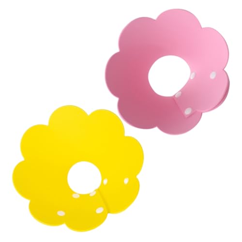 BESTonZON 2 Stück Teiliges Blumenförmiges Haustier Halsband Biss Leck Schutzkragen Weicher Eva Schaum Leicht und Waschbar Atmungsaktiv Gelb und Schutz nach Operation BESTonZON 2 Stück Teiliges Blumenförmiges Haustier Halsband Biss Leck Schutzkragen Weicher Eva Schaum Leicht und Waschbar Atmungsaktiv Gelb und Schutz nach Operation von BESTonZON