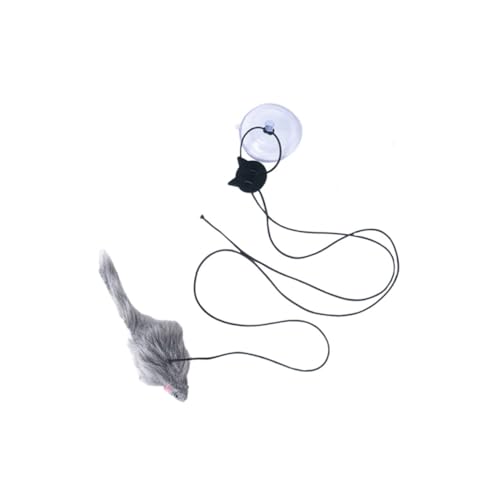 BESTonZON 2 Stück Teiliges Hängendes Katzenspielzeug mit Saugnapf Elastischer Langlebiger Katzenangel Interaktives zur Beschäftigung und Bewegung für Katzen und Kätzchen BESTonZON 2 Stück Teiliges Hängendes Katzenspielzeug mit Saugnapf Elastischer Langlebiger Katzenangel Interaktives zur Beschäftigung und Bewegung für Katzen und Kätzchen von BESTonZON