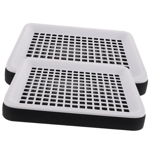 BESTonZON 2 Stück Teiliges Kaninchen Kottrainingsset Quadratische Kleintier Toilette mit Abnehmbarem Langlebig Leicht zu Reinigen Geeignet für Kaninchen Meerschweinchen Chinchillas Hamster BESTonZON 2 Stück Teiliges Kaninchen Kottrainingsset Quadratische Kleintier Toilette mit Abnehmbarem Langlebig Leicht zu Reinigen Geeignet für Kaninchen Meerschweinchen Chinchillas Hamster von BESTonZON
