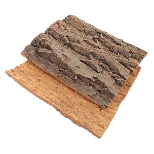 BESTonZON 2 Stück Teiliges Korkrinden für Terrarien Realistische Baumrinde als Kletterwand und Dekorativer Hintergrund Anpassbar für Reptilien und Fischbecken für Schildkröten Chamäleons BESTonZON 2 Stück Teiliges Korkrinden für Terrarien Realistische Baumrinde als Kletterwand und Dekorativer Hintergrund Anpassbar für Reptilien und Fischbecken für Schildkröten Chamäleons von BESTonZON