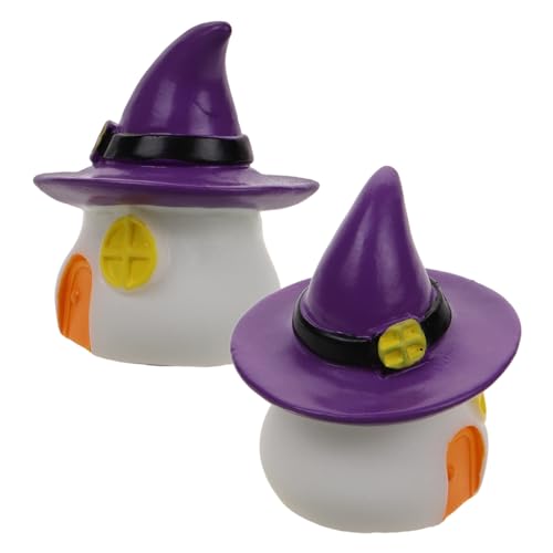 BESTonZON 2 Stück Teiliges Miniatur Halloween Haus aus Harz Detailreiche Mini Dekoration für Mikro Landschaften für Pflanzgefäße Puppenhäuser und Terrarien Kreative Halloween Deko Kleine BESTonZON 2 Stück Teiliges Miniatur Halloween Haus aus Harz Detailreiche Mini Dekoration für Mikro Landschaften für Pflanzgefäße Puppenhäuser und Terrarien Kreative Halloween Deko Kleine von BESTonZON