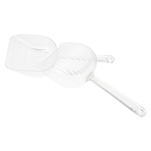 BESTonZON 2 Stück Tragbare Katzenstreuschaufel Multifunktionale Kätzchen Schaufel mit Ergonomischem Griff Platzsparend und Praktische von Katzenstreu von BESTonZON