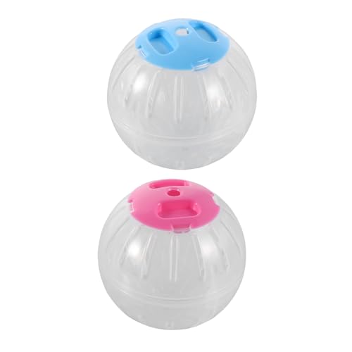 BESTonZON 2 Stück Transparentes Hamster Laufkugel aus Robustem Kunststoff Geräuscharm für Nachtbetrieb Kleine Haustiere Wie Hamster Chinchillas und Weitere Kleintiere Einfache Interaktives BESTonZON 2 Stück Transparentes Hamster Laufkugel aus Robustem Kunststoff Geräuscharm für Nachtbetrieb Kleine Haustiere Wie Hamster Chinchillas und Weitere Kleintiere Einfache Interaktives von BESTonZON