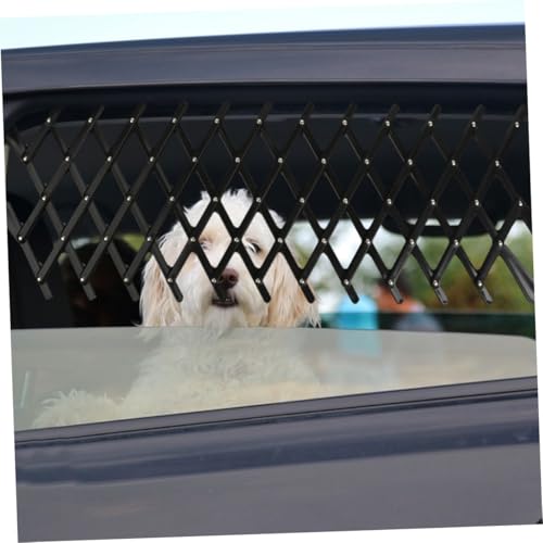 BESTonZON 2 Stück Verstellbarer Ausziehbarer Hundegitter Auto Fensterschutz Sicherer Leichter Haustierzaun aus Robustem PP Material Einfache Schützt vor Herausfallen bei Autofahrten BESTonZON 2 Stück Verstellbarer Ausziehbarer Hundegitter Auto Fensterschutz Sicherer Leichter Haustierzaun aus Robustem PP Material Einfache Schützt vor Herausfallen bei Autofahrten von BESTonZON