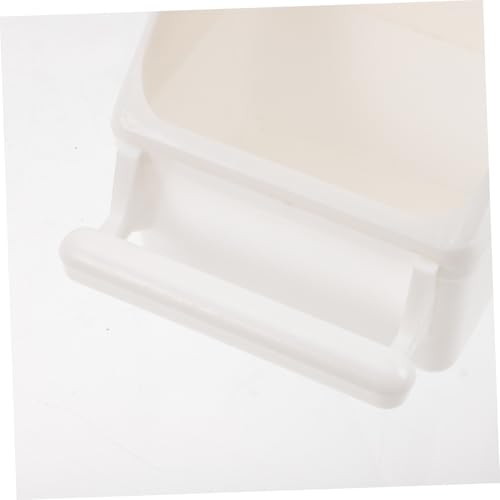BESTonZON 2 Stück Vogelkäfig Futter Wasserschale Großer Fassungsvermögen Einsetzbar für Papageien Kanarienvögel Hamster mit Einfacher Befestigung Geeignet für Drahtkäfige von BESTonZON