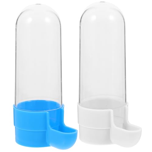 BESTonZON 2 Stück Vogeltrinker Füttern Vogelhäuschen Wassernapf Brunnen Vogel Wasserschale Vogelfutter Futterspender Trinken Fütterung Futtervogel Haustier Vogelfütterer Schüssel PVC Blue BESTonZON 2 Stück Vogeltrinker Füttern Vogelhäuschen Wassernapf Brunnen Vogel Wasserschale Vogelfutter Futterspender Trinken Fütterung Futtervogel Haustier Vogelfütterer Schüssel PVC Blue von BESTonZON