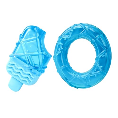BESTonZON 2 Stück zur Wärmeentlastung und Zähneschleife züchten einfrierbares Beißspielzeug für Hunde klein Kauspielzeug für Haustiere Einfrierbares Beißspielzeug für Welpen TPR BESTonZON 2 Stück zur Wärmeentlastung und Zähneschleife züchten einfrierbares Beißspielzeug für Hunde klein Kauspielzeug für Haustiere Einfrierbares Beißspielzeug für Welpen TPR von BESTonZON