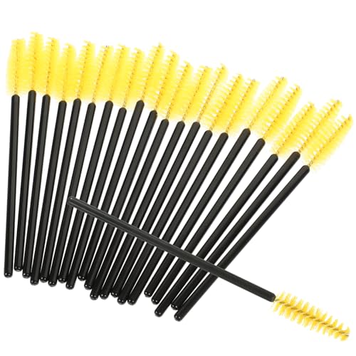BESTonZON 20 Stück Reinigungs Pinsel Fütterung Reiniger Lange Flexible Rohrreinigungsbürste Reinigungsbürsten für den Haushalt Futtertrog-Reinigungswerkzeuge Plastik Yellow von BESTonZON