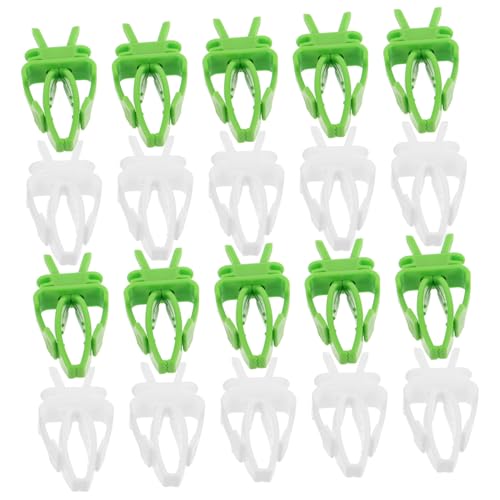 BESTonZON 20 Stück Teiliges Papageien-futterhalter Vielseitige Obst- Gemüse Sepiaschalen-Clips für Vogelkäfig Geeignet für Wellensittiche Papageien Nymphensittiche und Andere Vögel von BESTonZON