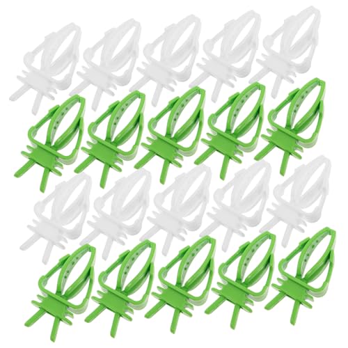 BESTonZON 20 Stück Teiliges Vogelkäfig Futterhalter aus Sichere Obst Gemüse Halter Clips für Papageien Nymphensittiche Wellensittiche mit Vielseitiger Nutzung für ausgewogene Versorgung von BESTonZON