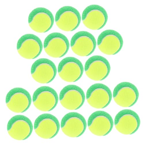 BESTonZON 20 Stück Tennis Trainings Requisiten Haustier Sportbälle Interaktive Trainingsbälle Tennisbälle Für Hunde Hundespielbälle Haustierbälle Interaktives Haustier Hüpfball Aus von BESTonZON