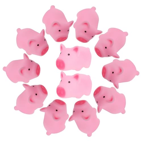 BESTonZON 20st Schweinchen Ventil Spielzeug Druckentlastungsspielzeug Spielzeug in Schweineform Squeeze- -Spielzeug Kniffliges Spielzeug Rosa Mini Pp Spielzeugschwein von BESTonZON