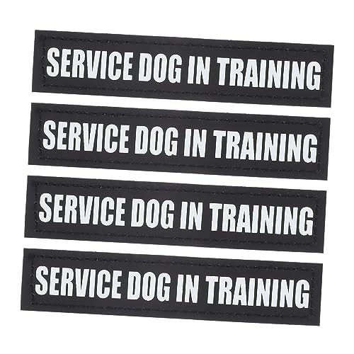 BESTonZON 2Paare Reflektierende Hundeweste Patches Selbstklebende Aufkleber Für Haustierdekoration Wiederverwendbare Hundeweste Training von BESTonZON