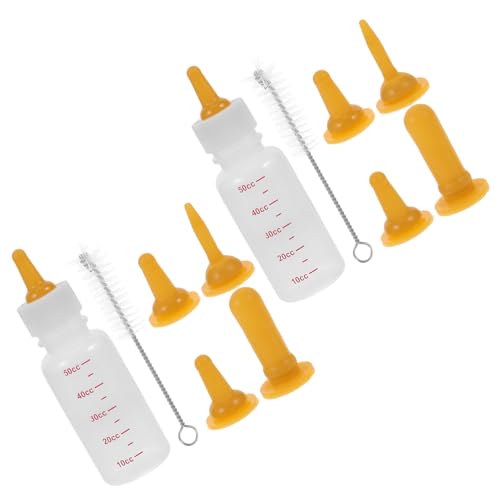BESTonZON 2Satz Haustierpflege Flaschen Kit für Milchfütterung Teiliges für Welpen Kätzchen und Kleine Fütterungsflasche aus Umweltfreundlichem Material BESTonZON 2Satz Haustierpflege Flaschen Kit für Milchfütterung Teiliges für Welpen Kätzchen und Kleine Fütterungsflasche aus Umweltfreundlichem Material von BESTonZON