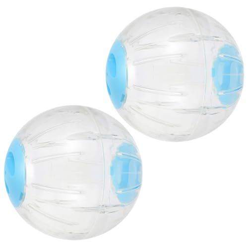 BESTonZON 2Stücke Hamster Laufball Kleiner Transparenter Rennmausball mit Belüftungslöchern für Kleintiere Sicher Reinigen für Gesunde Bewegung und Spaß BESTonZON 2Stücke Hamster Laufball Kleiner Transparenter Rennmausball mit Belüftungslöchern für Kleintiere Sicher Reinigen für Gesunde Bewegung und Spaß von BESTonZON