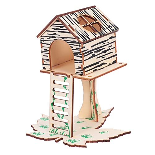BESTonZON 2Stücke Hamster Villa Spielzeughaus für Kleintiere Atmungsaktives Hamsterhaus mit Versteck und Spielplatz für Hamster Zwerghamster und Meerschweinchen BESTonZON 2Stücke Hamster Villa Spielzeughaus für Kleintiere Atmungsaktives Hamsterhaus mit Versteck und Spielplatz für Hamster Zwerghamster und Meerschweinchen von BESTonZON