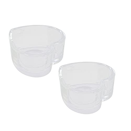 BESTonZON 2Stücke Hamsterschalen aus Hängende Futter und Wasserschalen für Kleine Haustiere für Hamster Chinchillas und Meerschweinchen Sicher und Transparentes BESTonZON 2Stücke Hamsterschalen aus Hängende Futter und Wasserschalen für Kleine Haustiere für Hamster Chinchillas und Meerschweinchen Sicher und Transparentes von BESTonZON