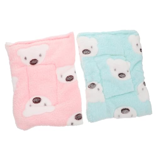 BESTonZON 2Stücke Haustier Schlafkissen für Hamster Meerschweinchen und Warmes Winter Nestkissen Waschbar und Bequem für Kleine Nagetiere und Kleintiere BESTonZON 2Stücke Haustier Schlafkissen für Hamster Meerschweinchen und Warmes Winter Nestkissen Waschbar und Bequem für Kleine Nagetiere und Kleintiere von BESTonZON