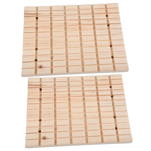 BESTonZON 2Stücke Holzschleifbrett Für Kleine Haustiere Kratzplatte Für Hamster Und Meerschweinchen Zur Pflege Nägel BESTonZON 2Stücke Holzschleifbrett Für Kleine Haustiere Kratzplatte Für Hamster Und Meerschweinchen Zur Pflege Nägel von BESTonZON