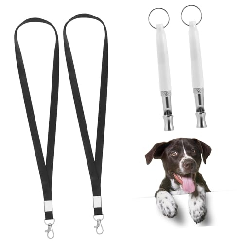 BESTonZON 2Stücke Hundepfeifen mit Lanyard Effektives Hundetraining mit Schallschutz für Welpen für Chihuahua Retriever Schäferhund BESTonZON 2Stücke Hundepfeifen mit Lanyard Effektives Hundetraining mit Schallschutz für Welpen für Chihuahua Retriever Schäferhund von BESTonZON