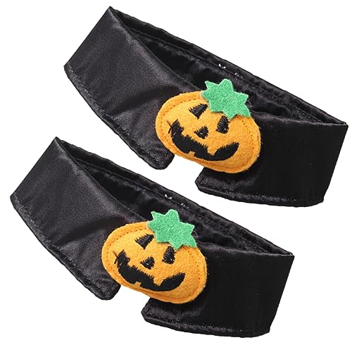 BESTonZON 2Stücke Katzenhalsband mit Kürbisdesign Verstellbar Leicht und Bequem für Halloween Dekoration für Katzen und Hunde BESTonZON 2Stücke Katzenhalsband mit Kürbisdesign Verstellbar Leicht und Bequem für Halloween Dekoration für Katzen und Hunde von BESTonZON