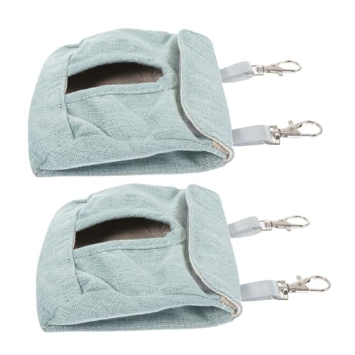 BESTonZON 2Stücke Kleiner Haustier Heu Halter Teiliges Atmungsaktive Fütterungstasche für Meerschweinchen und Hamster Waschbar und Langlebig für Käfige BESTonZON 2Stücke Kleiner Haustier Heu Halter Teiliges Atmungsaktive Fütterungstasche für Meerschweinchen und Hamster Waschbar und Langlebig für Käfige von BESTonZON