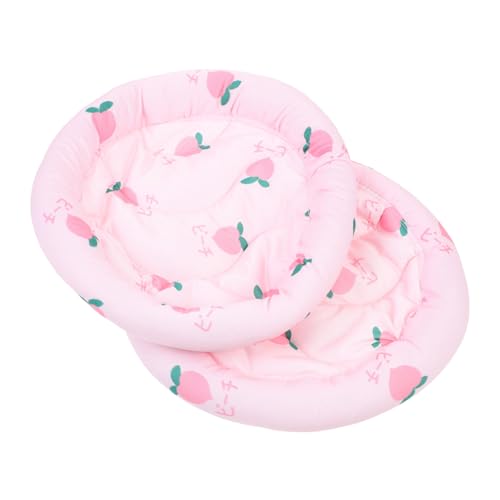 BESTonZON 2Stücke Kühlmatte für Kleintiere Atmungsaktive Bodenmatte für Hamster und Meerschweinchen für Käfige und Betten Sommerkomfort Kirsche BESTonZON 2Stücke Kühlmatte für Kleintiere Atmungsaktive Bodenmatte für Hamster und Meerschweinchen für Käfige und Betten Sommerkomfort Kirsche von BESTonZON
