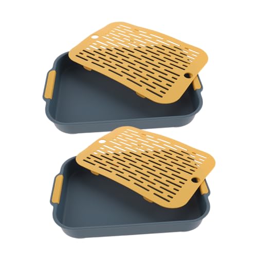 BESTonZON 2Stücke Meerschweinchen Toilettenschale Kompakte Haustier Toilette Für Hamster Kleintiere Und Sichere Abfallbox Aus Material Für Käfige BESTonZON 2Stücke Meerschweinchen Toilettenschale Kompakte Haustier Toilette Für Hamster Kleintiere Und Sichere Abfallbox Aus Material Für Käfige von BESTonZON