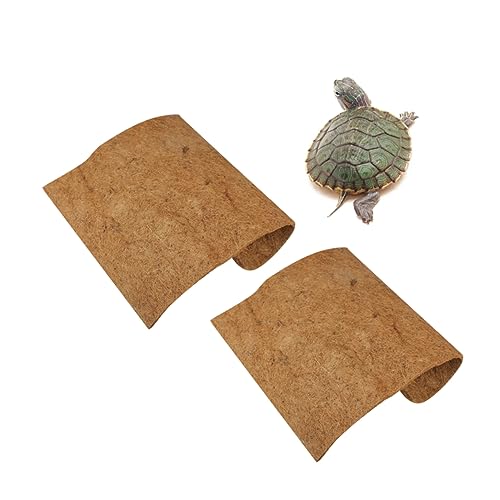 BESTonZON 2stücke Kokosfasermatte Für Reptilienhaus Natürliche Atmungsaktive Matte Schildkrötenmatte Geruchsneutral Und Umweltfreundlich BESTonZON 2stücke Kokosfasermatte Für Reptilienhaus Natürliche Atmungsaktive Matte Schildkrötenmatte Geruchsneutral Und Umweltfreundlich von BESTonZON