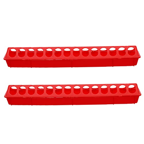 BESTonZON 2Stücke Tauben Feeder Drop Futtertröge für Taubenkäfige Lebensmitteltrog für Kleine Wie Papageien und Budgies von BESTonZON