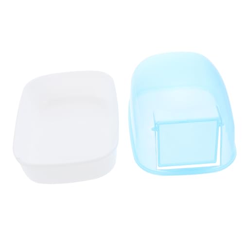 BESTonZON 2Stücke Transparente Kunststoff Hamsterbadewanne mit Automatischer Tür Staubdichtes Design für Chinchillas und Kleinnager Haustierzubehör für Hygienisches BESTonZON 2Stücke Transparente Kunststoff Hamsterbadewanne mit Automatischer Tür Staubdichtes Design für Chinchillas und Kleinnager Haustierzubehör für Hygienisches von BESTonZON