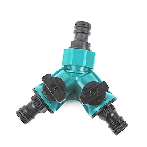 BESTonZON 2Stücke Y Förmiger Wasserhahnadapter Für Gartenschläuche Praktischer Schlauchanschluss Mit Schalter Für Gartenbewässerung Und Waschanwendungen BESTonZON 2Stücke Y Förmiger Wasserhahnadapter Für Gartenschläuche Praktischer Schlauchanschluss Mit Schalter Für Gartenbewässerung Und Waschanwendungen von BESTonZON