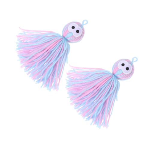 BESTonZON 2pcs Garnballköpfe Interaktiver Katzenstabersatz Für Innenkätzchen Bequeme Katzenspielzeuge Fördern Aktives Spiel Und Training Zum Necken Und Spaß BESTonZON 2pcs Garnballköpfe Interaktiver Katzenstabersatz Für Innenkätzchen Bequeme Katzenspielzeuge Fördern Aktives Spiel Und Training Zum Necken Und Spaß von BESTonZON