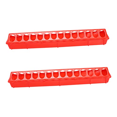 BESTonZON 2stücke Geflügel Futtertrog Spritzschutz Tröge Für Geflügelkäfig Leicht Zu Reinigen Und Montieren BESTonZON 2stücke Geflügel Futtertrog Spritzschutz Tröge Für Geflügelkäfig Leicht Zu Reinigen Und Montieren von BESTonZON