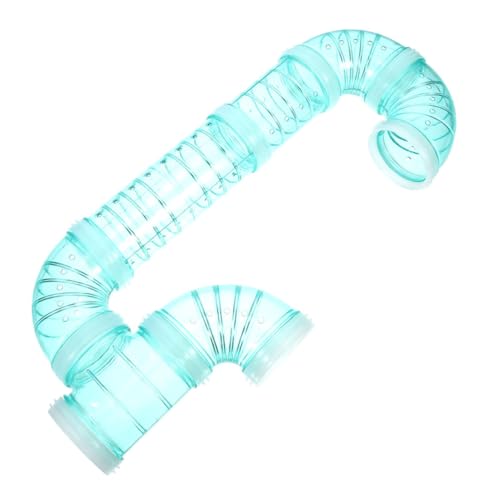 BESTonZON 3 Sätze Labyrinthkäfig drinnen Röhren Spuren Hamster röhre Hamster Spielplatz Kleintier Set Hamster Rohre Hamster-DIY-Röhre Hamstertunnel Plastik Green von BESTonZON