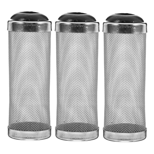 BESTonZON 3 Stück Edelstahl Aquarium Filter Schutznetz Einlassschutz Mesh Filterabdeckung für Garnelen und Fische Robust Langlebiger Intake Filter Guard Passend Korrosionsbeständig BESTonZON 3 Stück Edelstahl Aquarium Filter Schutznetz Einlassschutz Mesh Filterabdeckung für Garnelen und Fische Robust Langlebiger Intake Filter Guard Passend Korrosionsbeständig von BESTonZON