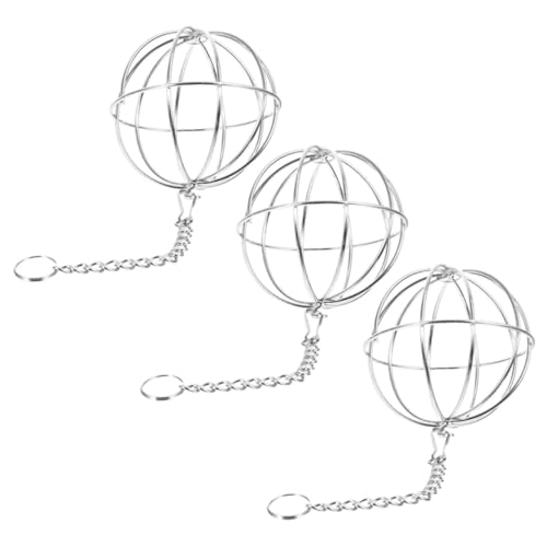 BESTonZON 3 Stück Edelstahl Kaninchen Futterball Hängender Grasspender Futterrahmen für Hasen Hamster Kleintiere Langlebig Sicher Wiederverwendbar Platzsparend für Käfigaufhängung BESTonZON 3 Stück Edelstahl Kaninchen Futterball Hängender Grasspender Futterrahmen für Hasen Hamster Kleintiere Langlebig Sicher Wiederverwendbar Platzsparend für Käfigaufhängung von BESTonZON