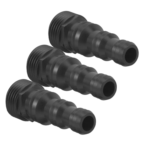 BESTonZON 3 Stück Garten Schlauchverbinder Robuste Kunststoffadapter mit Dichten Dichtungen für Gartenschläuche Einfache Installation kein Wasserverlust Kompatibel mit Sprinkleranlagen von BESTonZON